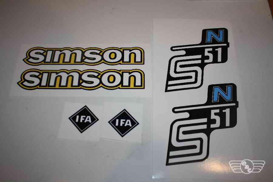 Abziehbilderset S51 N alt